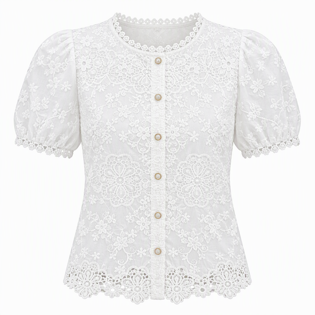 Cotton Embroidered Shirt