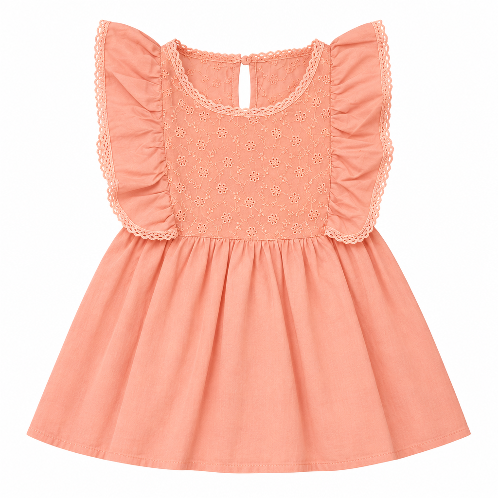 Cutwork Peplum Tee