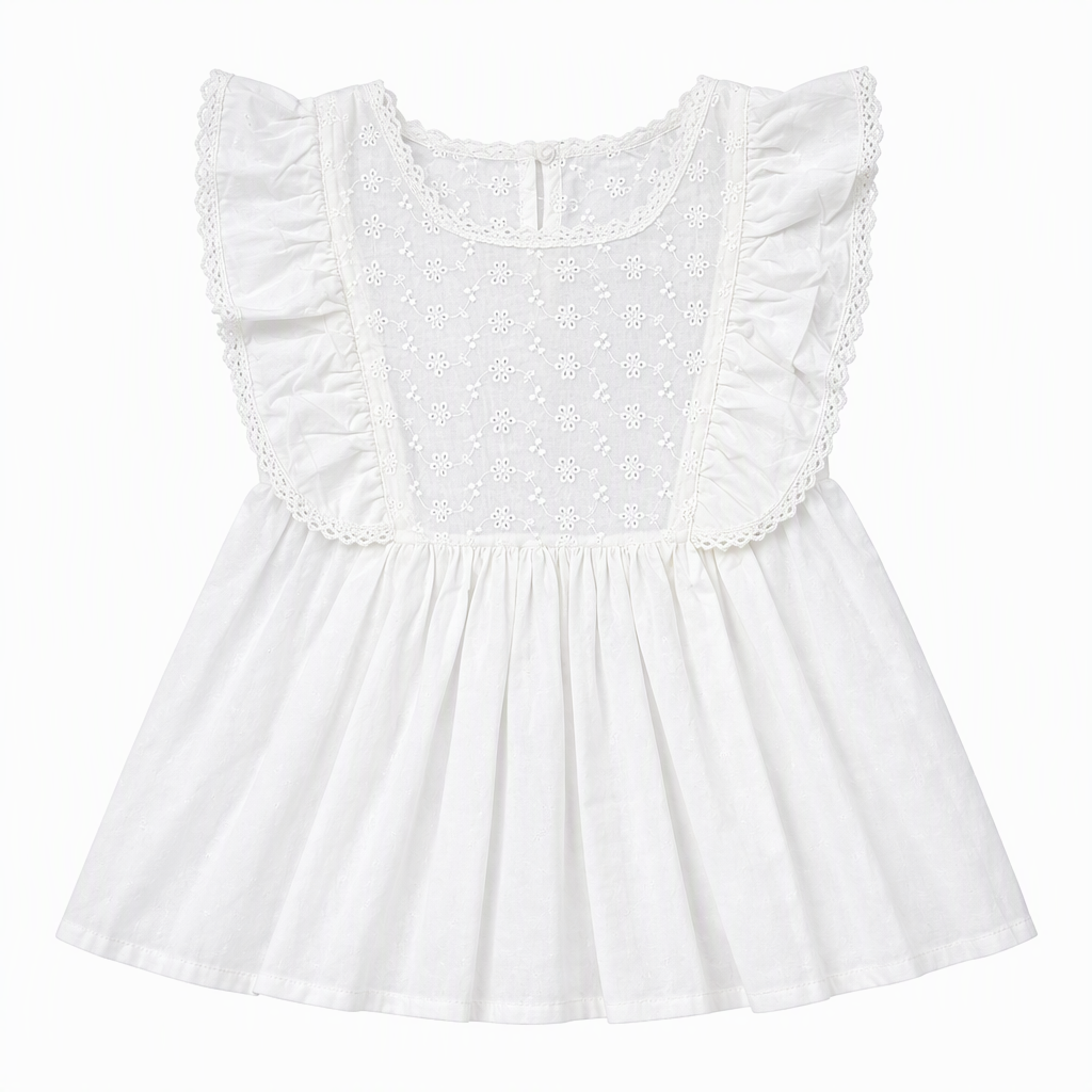 Eyelet Embroidered Blouse