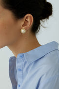 Halo Pearl Studs