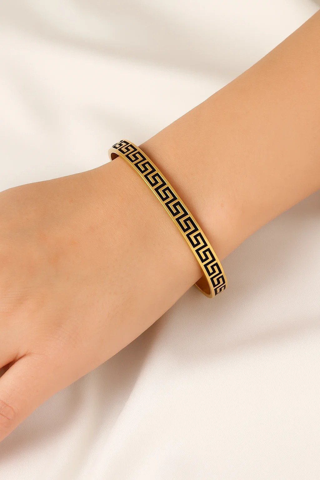 Hellenic Key Bangle