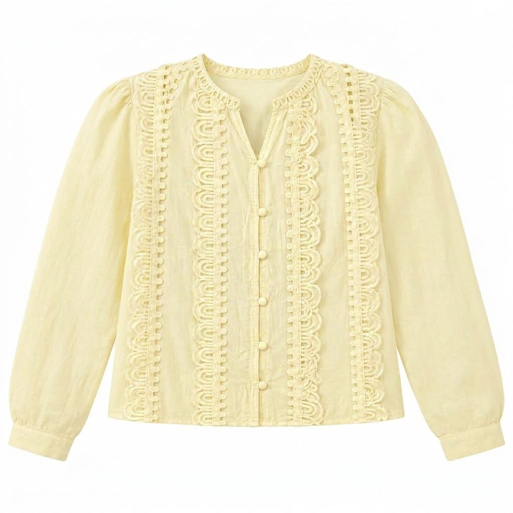 Long-Sleeve Blouse