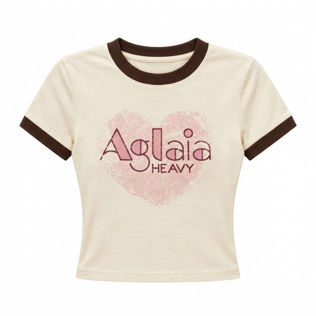 Ringer Crop Top