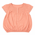 Short-Sleeve Blouse Coral-Pink
