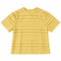 Short-Sleeve Eyelet Embroidered