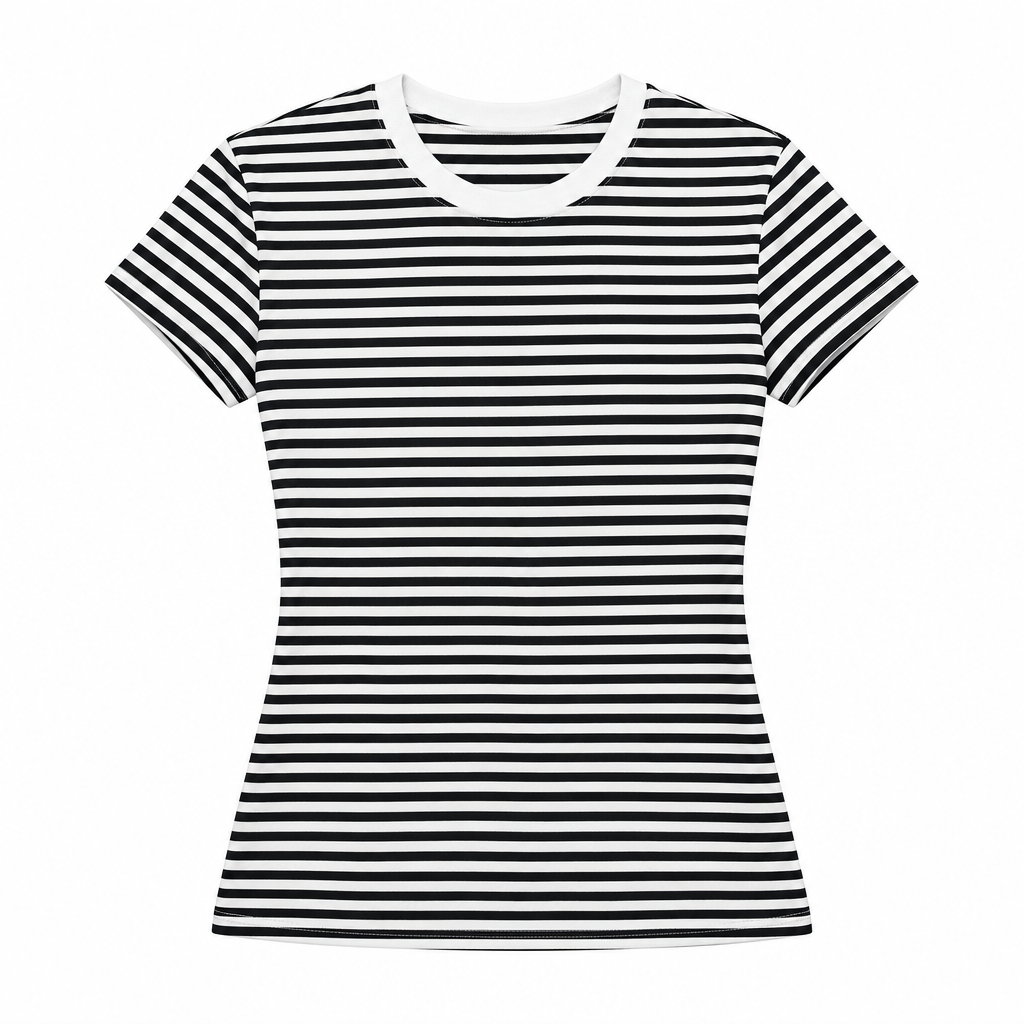Striped Crewneck Tee
