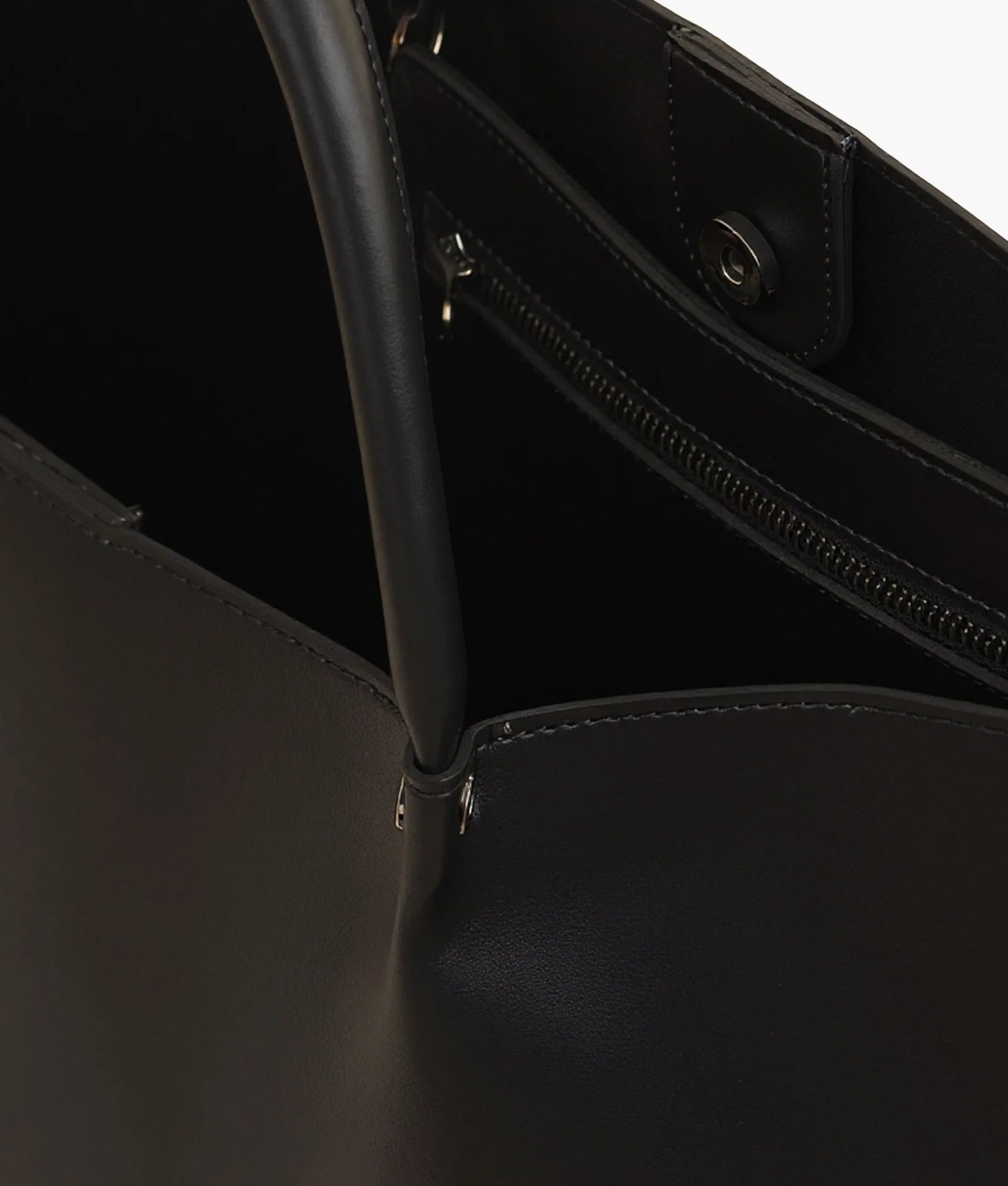 Black tote bag