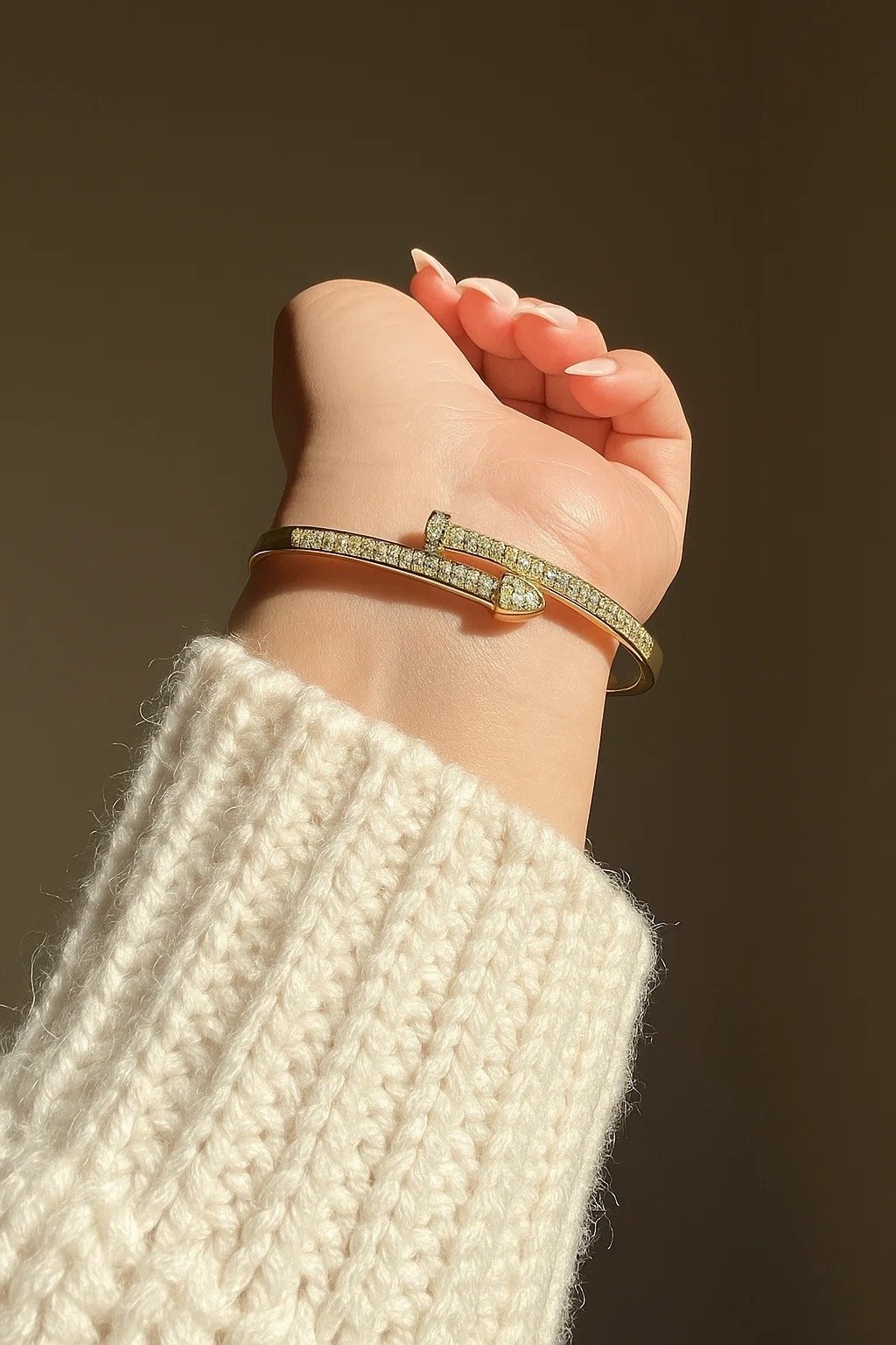 Pavé Nail Cuff