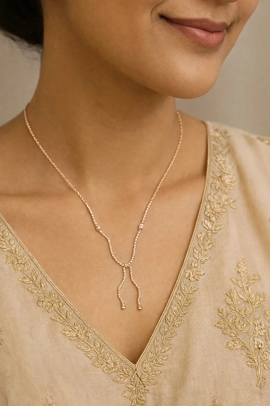 Crystal Drop Necklace