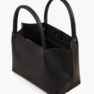 Black tote bag