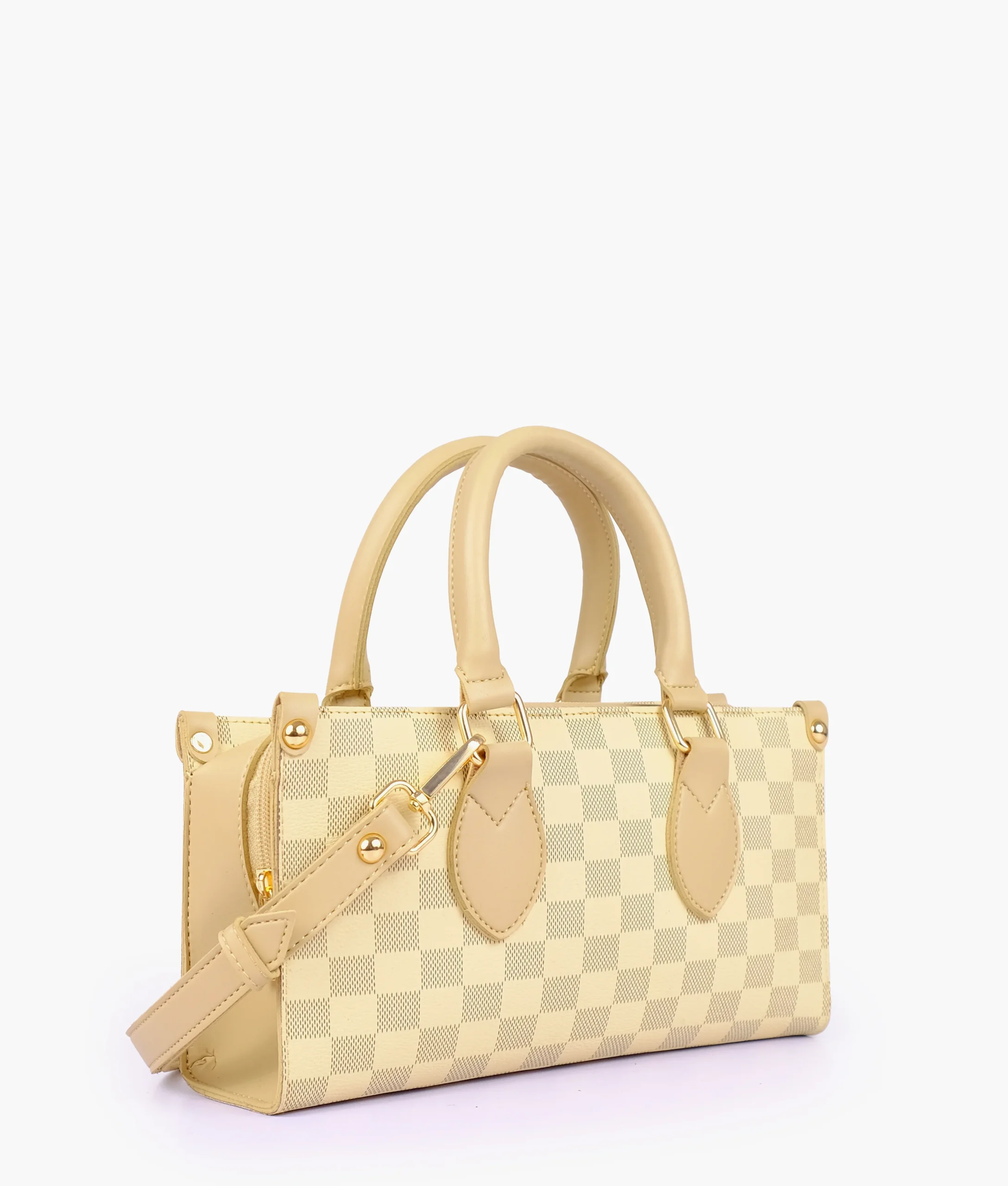 Off-white checkered on-the-go mini bag